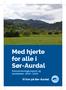 Med hjerte for alle i Sør-Aurdal Kommunevalgprogram og kandidater