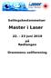 Seilingsbestemmelser. Master i Laser juni 2019 på Rødtangen. Drammens seilforening