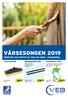 VÅRSESONGEN 2019 VERKTØY OG UTSTYR TIL HUS OG HAGE FAGHANDEL