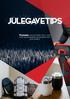 Julegavetips. Promoter virksomheten din i julen med logotrykkede gaveartikler som give aways.