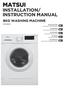 INSTALLATION/ INSTRUCTION MANUAL