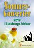 Sommerkonserter i Eidsbergs kirker