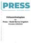 Virksomhetsplan for Press Redd Barna Ungdom Perioden 2019/2020