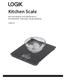Kitchen Scale. Instruction Manual / Instruksjonsmanual / Instruktionsbok / Käyttöopas / Brugervejledning LKSB0519E