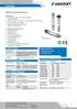 Datenblatt. E2G Druckmessumformer