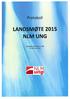 LANDSMØTE 2015 NLM UNG