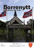 Borrenytt. Informasjonsblad for Borre menighet. Kirkevalget s. 4-7 Peregrinus-prosjektet s Nr 2 Høst 2019
