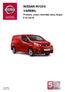 NISSAN NV200 VAREBIL. Prisliste, utstyr, tekniske data, farger NO-16C-1190