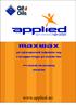 maxwax profesjonell bilpleie og rengjørings produkter Produktkatalog 2005 www.applied.no