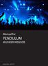 Manual for PENDULUM MUSIKER WEBSIDE