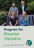 Program for. Rauma Venstre