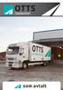 OTTS - din foretrukne transportpartner