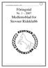 Stovner Rideklubb: Fôringstid nr. 1/2007. Fôringstid Nr. 1 2007 Medlemsblad for Stovner Rideklubb