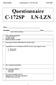 Bodø Flyklubb Questionaires C-172SP SE-LZN 09.09.2009. Questionnaire. Instruktør: Dato: (signer for godkjent gjennomgang)