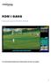 KOM I GANG. Interplay-sports MiniPro Fotball. En enkel brukerveiledning for Videoanalyse for barn og ungdom