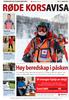 INFORMASJON FRA TELEMARK RØDE KORS. I vinter har hjelpekorpsere fra hele landet deltatt på vinterkurs på Rjukan. (Foto: Sven Bruun)