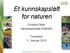 Et kunnskapsløft for naturen