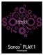 Sonos PLAY:1. Produktguide