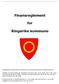 Finansreglement. for. Ringerike kommune