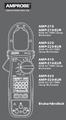 AMP-210 AMP-210-EUR AMP-220 AMP-220-EUR AMP-310 AMP-310-EUR AMP-320 AMP-320-EUR. Brukerhåndbok. 600A AC TRMS Clamp Multimeter