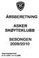 ÅRSBERETNING ASKER SKØYTEKLUBB SESONGEN /2010