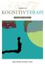 TidsskrifT for. kognitivterapi. nr 3 årgang 12 oktober 2011. norsk forening for kognitiv Terapi