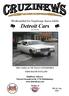 Medlemsblad for Sarpsborgs Amcar klubb. Detroit Cars. Etb, 08-09-1982 1969 CADILLAC DE VILLE CONVERTIBLE EIER MAGNE FOTLAND