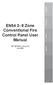 EN54 2-8 Zone Conventional Fire Control Panel User Manual