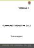 VEDLEGG 2 KOMMUNESTYREVEDTAK 2012. Statusrapport KONGSVINGER KOMMUNE. Bankgiro: Kto.for skatt: T: 62 80 80 00 F: 62 80 00 01