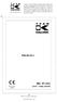 Frityrkoker. TKG FT 1004 230V~ 50Hz 2500W. I/B Version 110720. Fax +32 2 359 95 50. Front cover page (first page) Assembly page 1/10