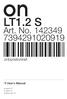 LT1.2 S. Art. No. 142349 7394291020919. onbynetonnet. User s Manual. Laptop 13 Laptop 13 Bärbar dator 13