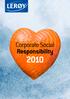 Corporate Social Responsibility