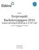 Forprosjekt Bacheloroppgave 2011 Analyse og forslag til utbedring av et 230 V nett