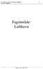 SOSI standard generell objektkatalog versjon 4.1 1 Fagområde: Lufthavn. Fagområde: Lufthavn