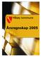 Måsøy kommune. Årsregnskap 2005