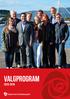 Valgprogram 2015-2019. Drammen Arbeiderparti