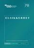 ELSIKKERHET. Informasjon fra Direktoratet for samfunnssikkerhet og beredskap 3/06 DESEMBER 2006 ÅRGANG 35