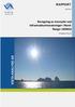 RAPPORT. Beregning av mernytte ved infrastrukturinvesteringer i NordNorge i NOREG 2014/04. Annegrete Bruvoll. Dokumentdetaljer