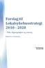 Forslag til Lokalsykehusstrategi 2010-2020