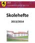 Skolehefte 2013/2014