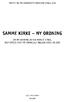 SAMME KIRKE - NY ORDNING