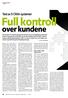 Full kontroll. over kundene