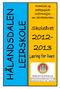 Praktisk og pedagogisk informasjon om leirskoleuken HÅLANDSDALEN LEIRSKOLE. Skoleåret 2012-2013