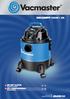 VQ1220PF/1250W / 20L WET/DRY VACUUM VÅT -/TØRRSTØVSUGERE IP24 02-16 17-32. Operator s manual. Bruksanvisning