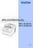 BRUKERMANUAL MFC-9120CN MFC-9320CW. Version 0 NOR