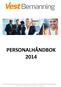 PERSONALHÅNDBOK 2014. Vest Bemanning AS, Luramyrveien 25A, 4313 Sandnes, Tlf: 96 500 100