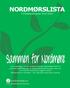 NORDMØRSLISTA Fylkestingsprogram 2015-2019