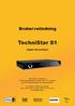 Brukerveiledning. TechniStar S1. Digital HD-mottaker