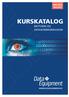 KURSKATALOG NETTVERK OG DATAKOMMUNIKASJON