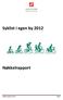 Syklist i egen by 2012. Nøkkelrapport